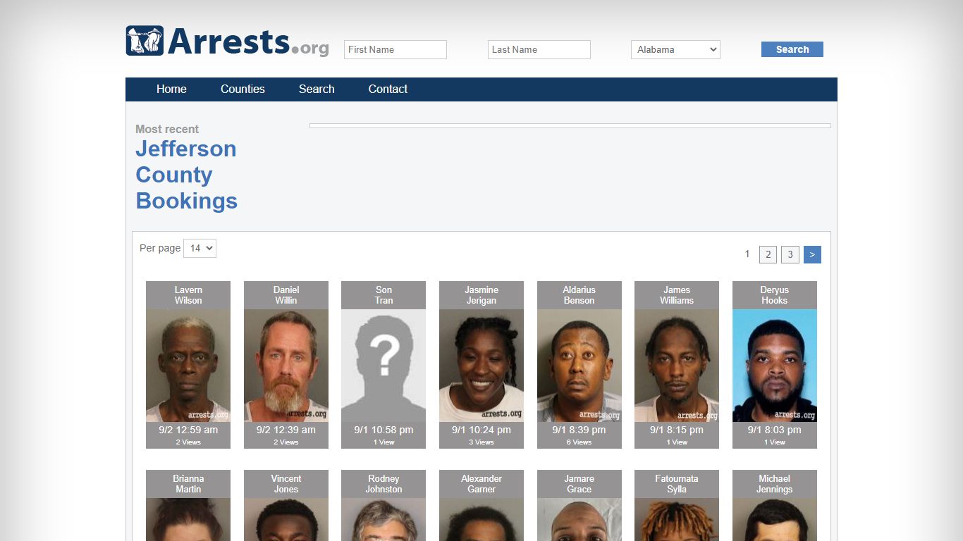 Jefferson County Arrests and Inmate Search